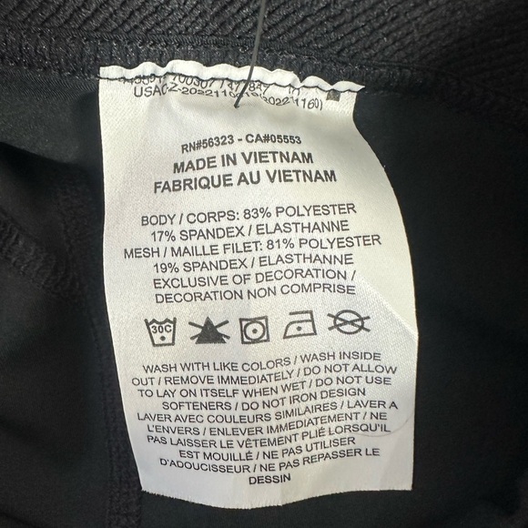 Nike Pro Mid-rise Full-length Leggings black/neon yellow size Extra small - Picture 7 of 7